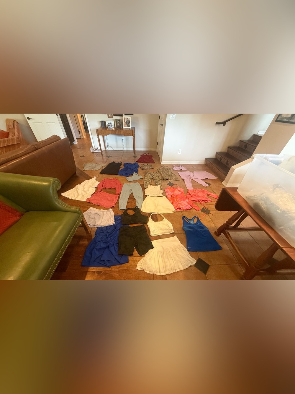 Outdoor Voices Mixed Color Activewear Set Lot - Blue, Pink, Coral, Cream